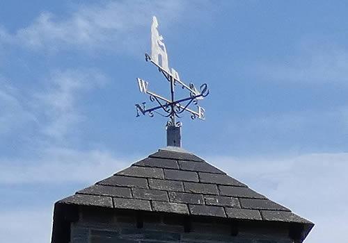 Clock Tower in Delabole Village