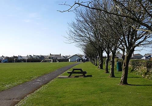 The park at Delabole